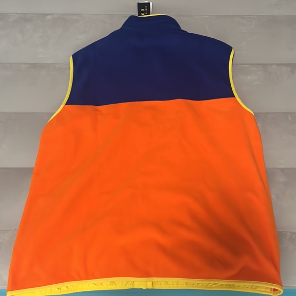 $170 Polo Ralph Lauren ColorBlocked Fleece Vest NWT - Picture 8 of 11